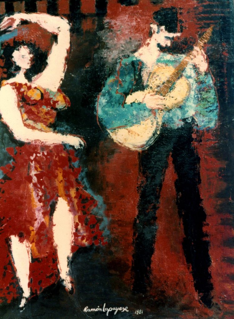 Pintura-Lapayese-Baile-flamenco Pintura-Lapayese-Baile-flamenco