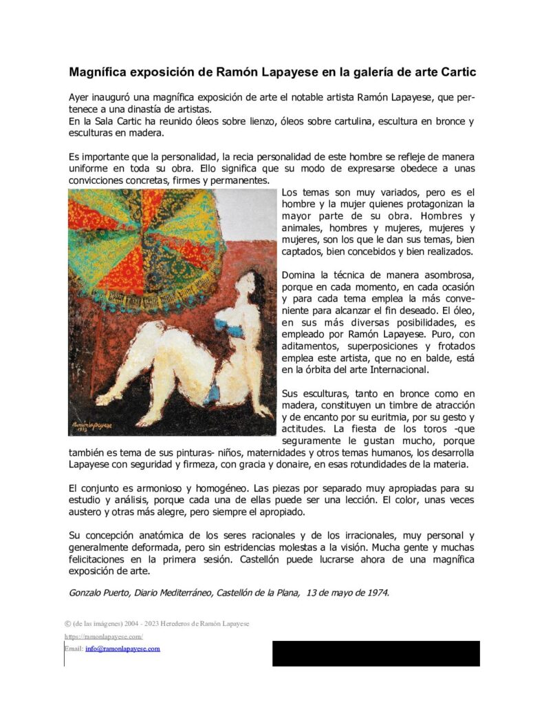 Diario Mediterráneo, Castellón de la Plana 1974 Diario Mediterráneo, Castellón de la Plana 1974