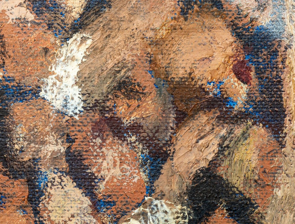 Pintura-Lapayese-A Hard Days Night Detalle05_SC, 1992 Pintura expresionista de Ramón Lapayese en imagen de un concierto de rock