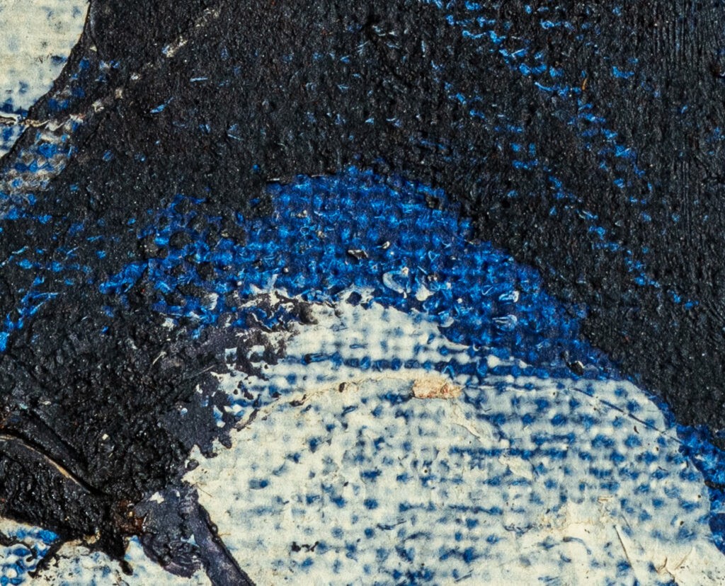 Pintura-Lapayese-A Hard Days Night Detalle09_SC, 1992 Pintura expresionista de Ramón Lapayese en imagen de un concierto de rock