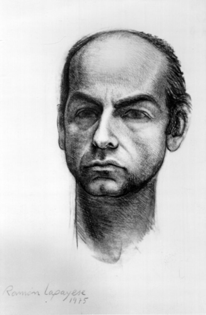 Pintura-Lapayese-Autorretrato, 1975 Pintura-Lapayese-Autorretrato, 1975