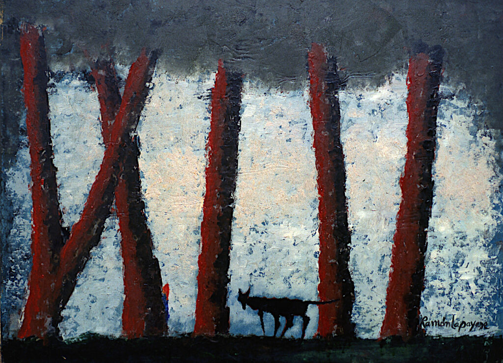 Pintura-Lapayese-Caperucita, 1980 Pintura-Lapayese-Caperucita, 1980