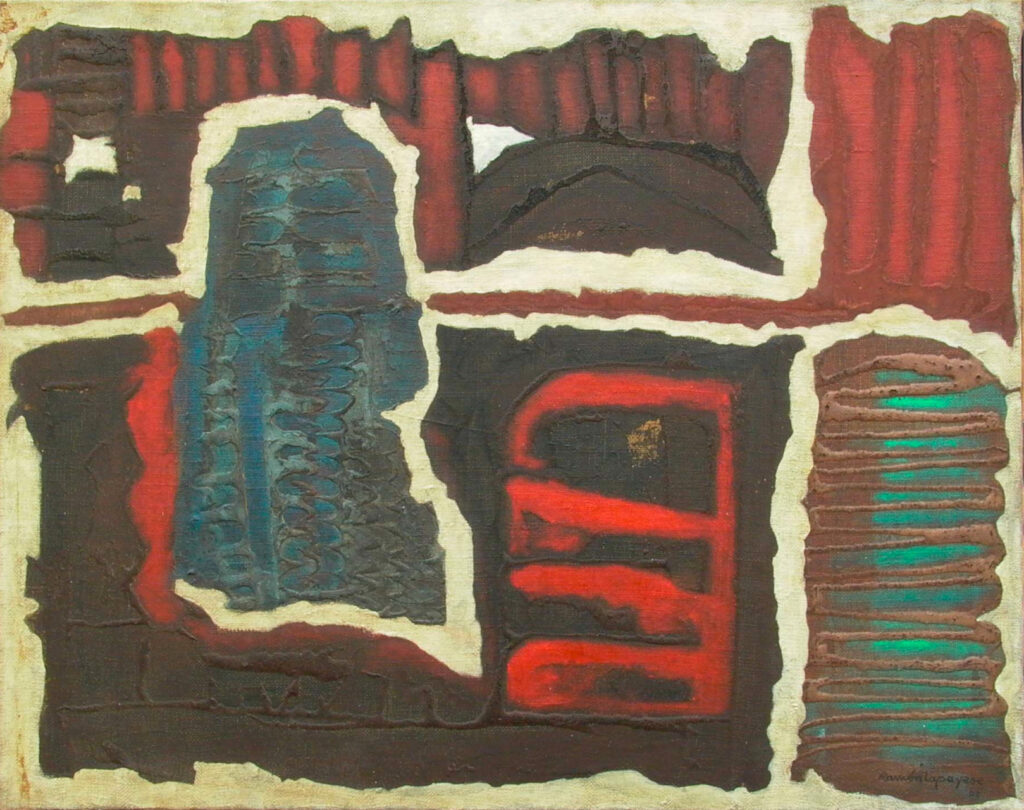Pintura-Lapayese-Elementos (Sortilège), 92 x 73, 1960 Pintura-Lapayese-Elementos (Sortilège), 92 x 73, 1960