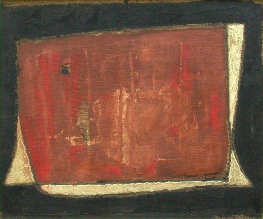 Pintura-Lapayese-Espacio cerrado, 73 x 60, 1962 Pintura-Lapayese-Espacio cerrado, 73 x 60, 1962