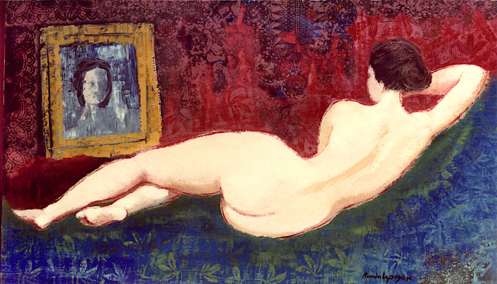 Pintura-Lapayese-Homenaje a Velázquez, 130 x 84, 1981 Pintura-Lapayese-Homenaje a Velázquez, 130 x 84, 1981