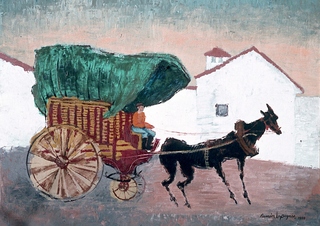 Pintura-Lapayese-La tartana, 92 x 73, 1978 Pintura-Lapayese-La tartana, 92 x 73, 1978