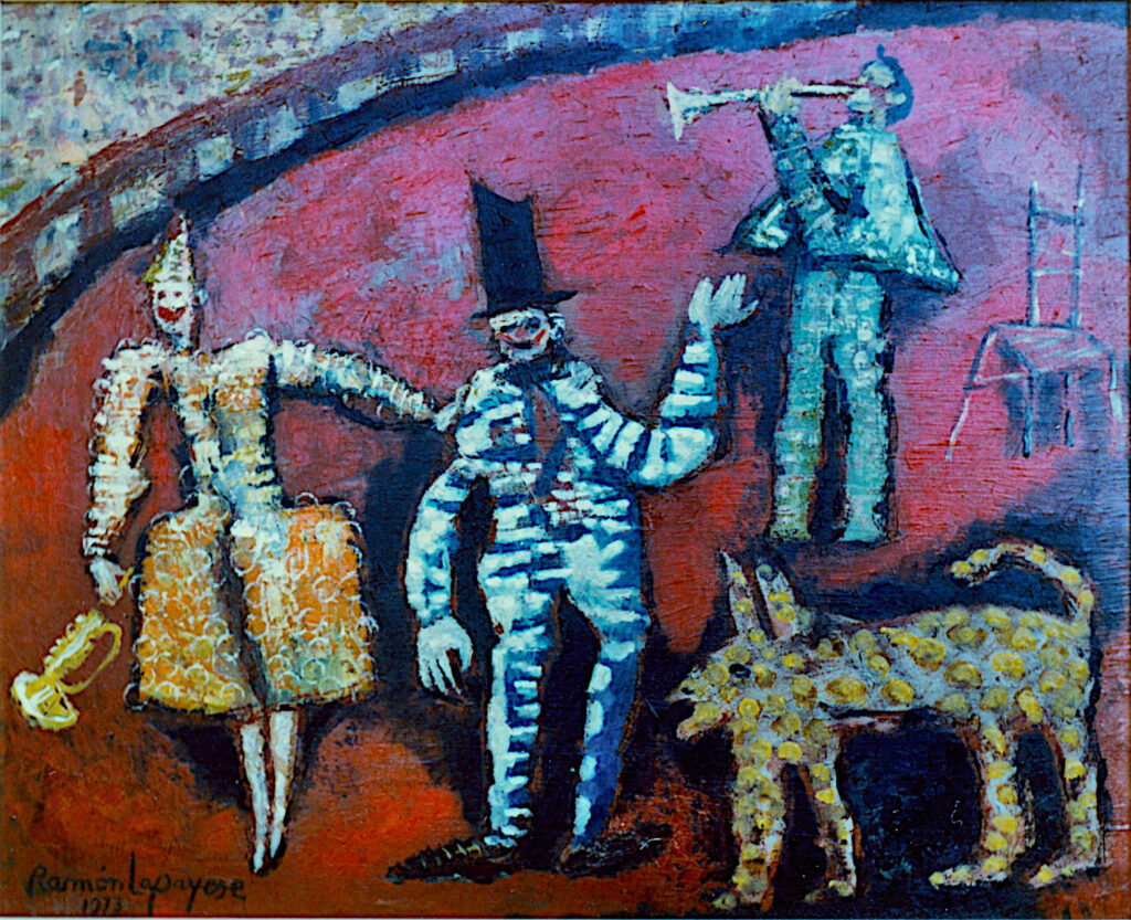 Pintura-Lapayese-Payasos, 1973 Pintura-Lapayese-Payasos, 1973