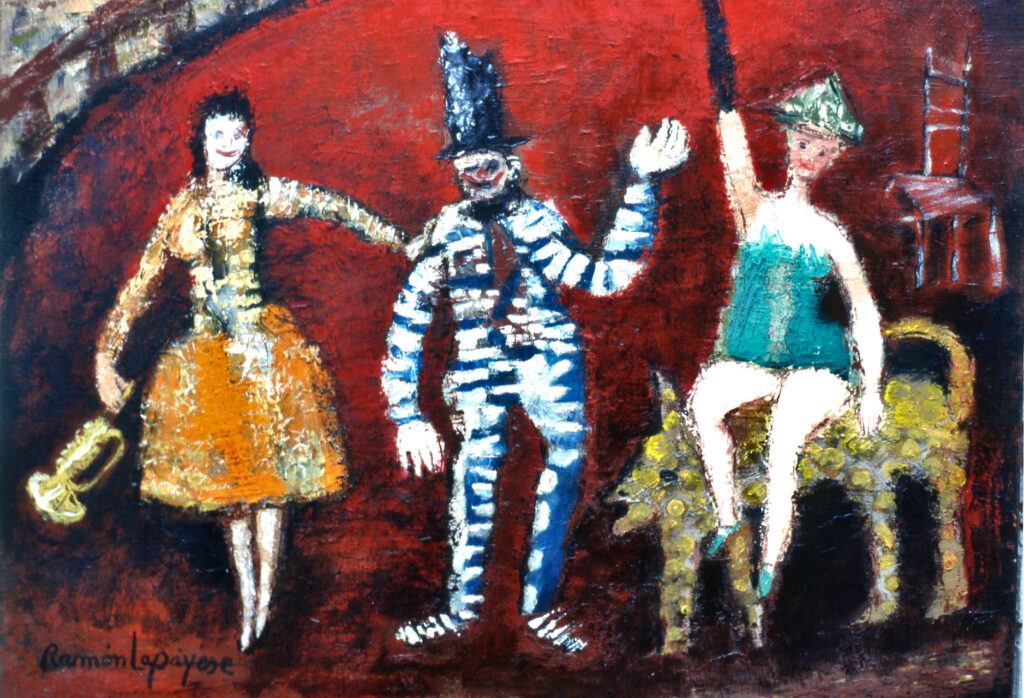 Pintura-Lapayese-Payasos, 1980 Pintura-Lapayese-Payasos, 1980