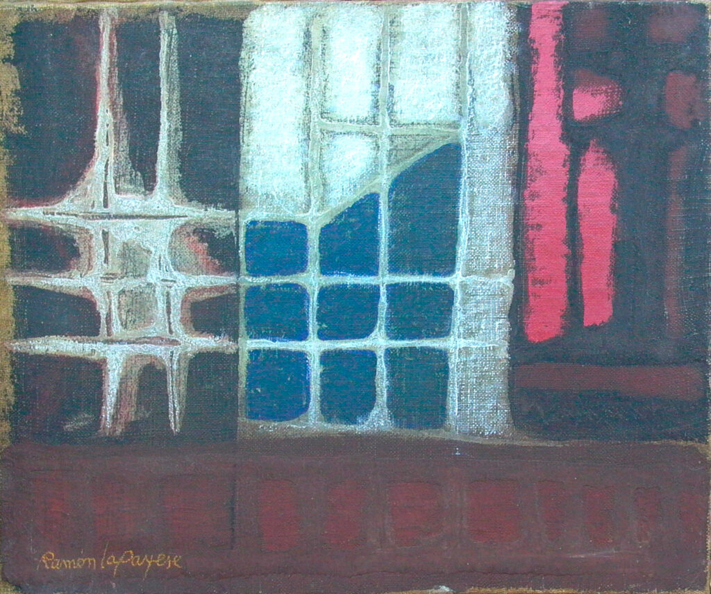 Pintura-Lapayese-Ventanales, 65 x 54, 1961 Pintura-Lapayese-Ventanales, 65 x 54, 1961