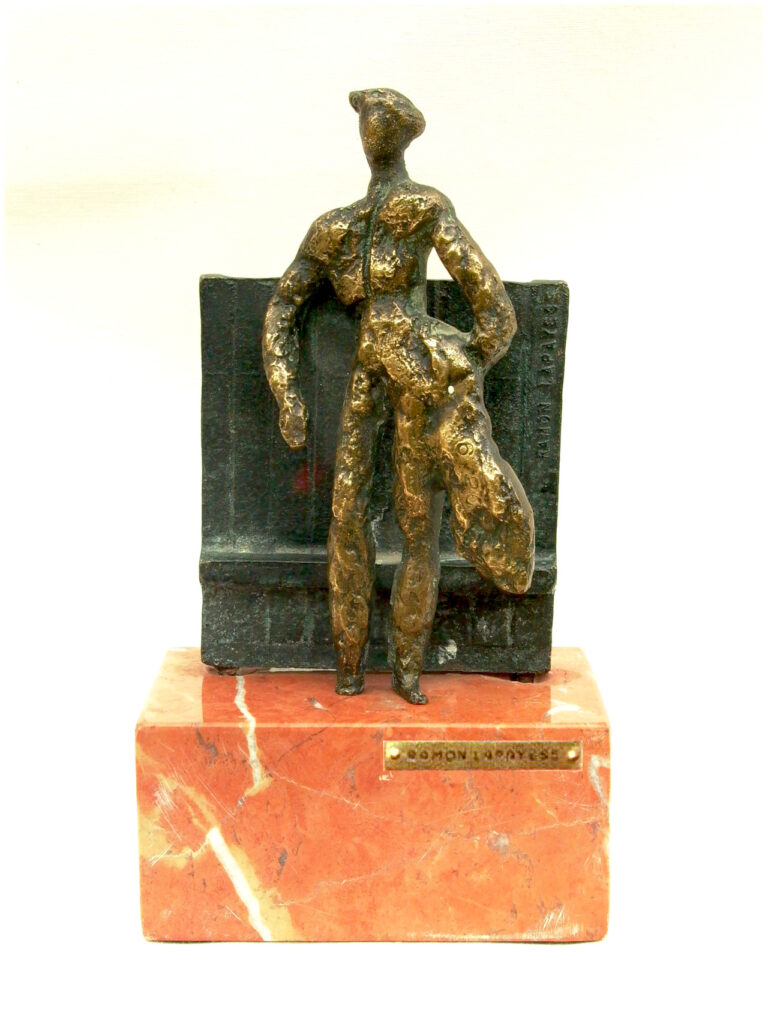 Escultura-Lapayese-Torero en tablas Escultura-Lapayese-Torero en tablas