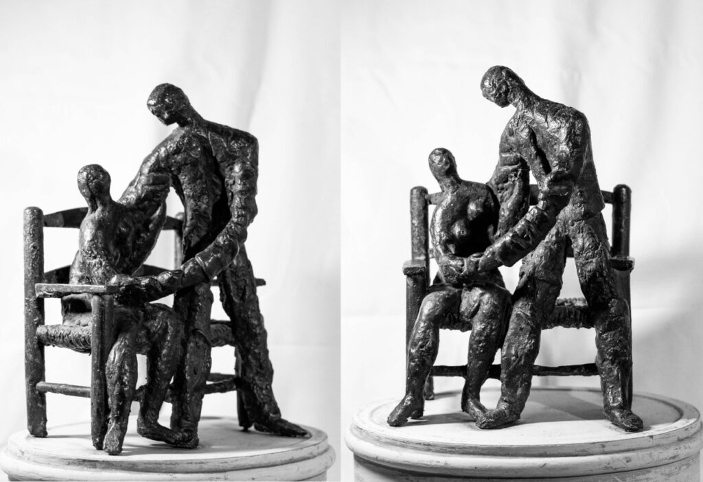 Escultura-Lapayese-No te vayas bronce 41 x 29 x 25 cm Escultura-Lapayese-No te vayas bronce 41 x 29 x 25 cm