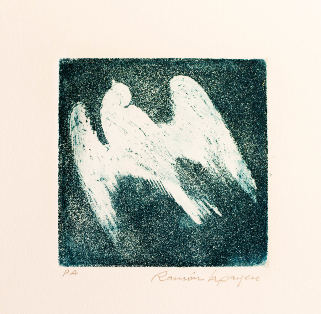 Lapayese- Obra gráfica-Alza el vuelo, aguafuerte Lapayese- Obra gráfica-Alza el vuelo, aguafuerte