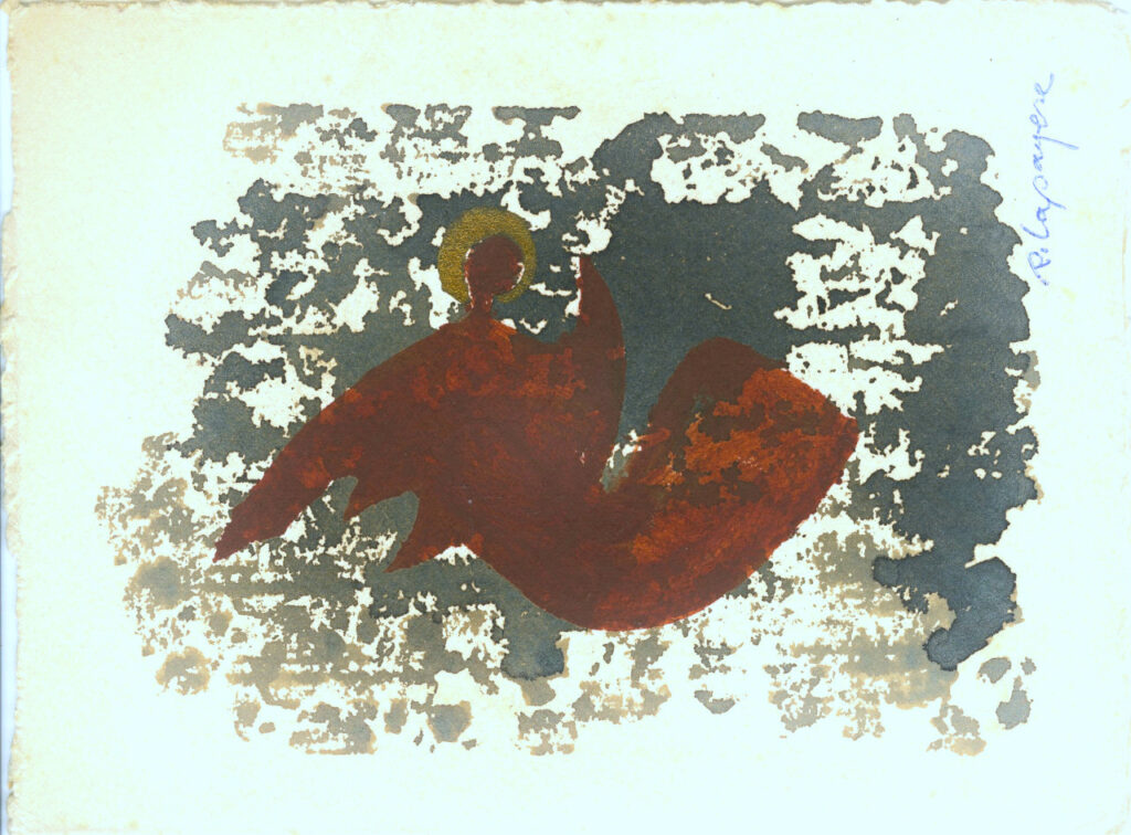 Lapayese- Obra gráfica-Ángel, monotipo 1 Lapayese- Obra gráfica-Ángel, monotipo 1