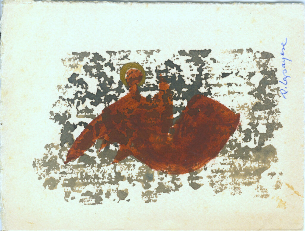 Lapayese- Obra gráfica-Ángel, monotipo 2 Lapayese- Obra gráfica-Ángel, monotipo 2