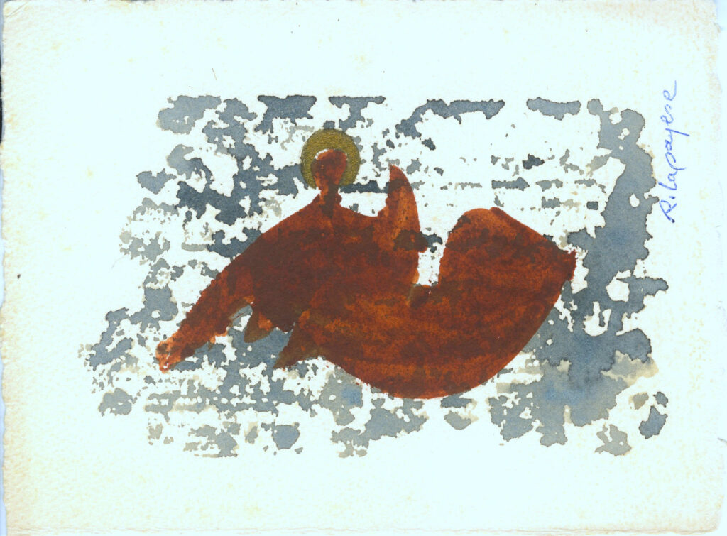 Lapayese- Obra gráfica-Ángel, monotipo 3 Lapayese- Obra gráfica-Ángel, monotipo 3