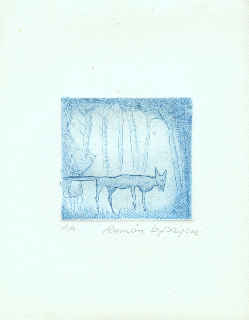 Lapayese- Obra gráfica-Caperucita, aguafuerte, 1 Lapayese- Obra gráfica-Caperucita, aguafuerte, 1