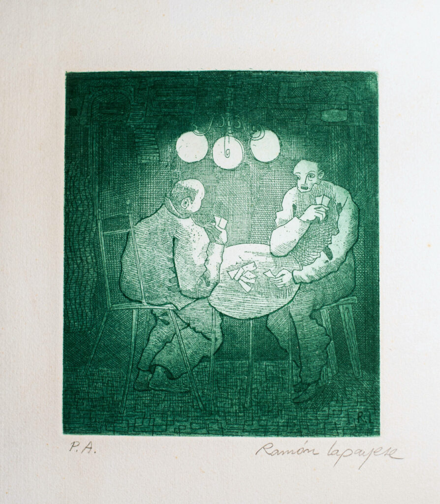 Lapayese- Obra gráfica-Cartas, aguafuerte 2 Lapayese- Obra gráfica-Cartas, aguafuerte 2