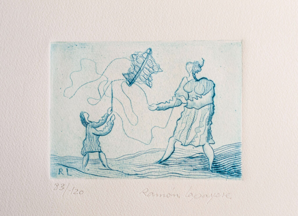 Lapayese- Obra gráfica-Cometa, aguafuerte 1 Lapayese- Obra gráfica-Cometa, aguafuerte 1