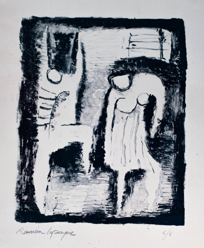 Lapayese- Obra gráfica-Danzantes, litografía Lapayese- Obra gráfica-Danzantes, litografía