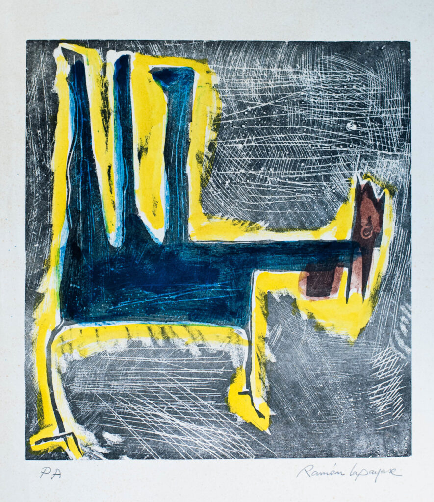 Lapayese- Obra gráfica-El jefe del corral, xilografía 2 Lapayese- Obra gráfica-El jefe del corral, xilografía 2