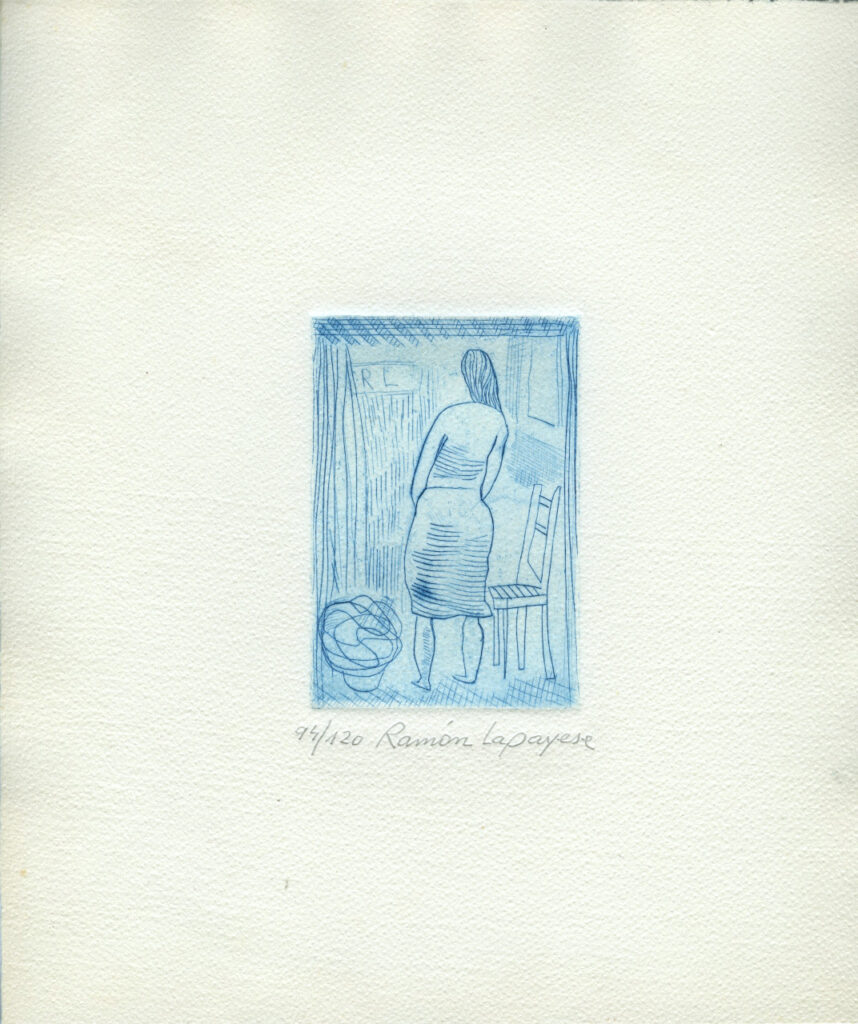 Lapayese- Obra gráfica-La espera, aguafuerte 1 Lapayese- Obra gráfica-La espera, aguafuerte 1