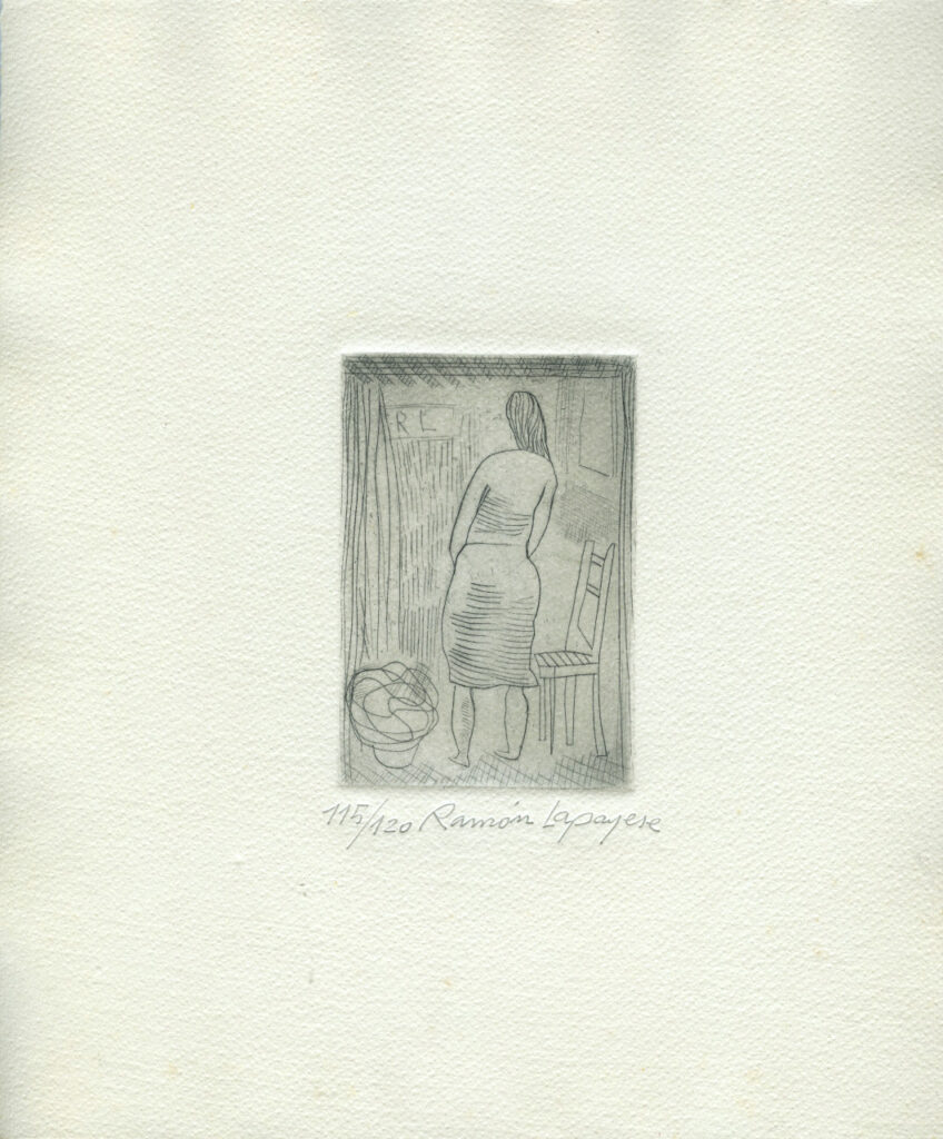 Lapayese- Obra gráfica-La espera, aguafuerte 3 Lapayese- Obra gráfica-La espera, aguafuerte 3