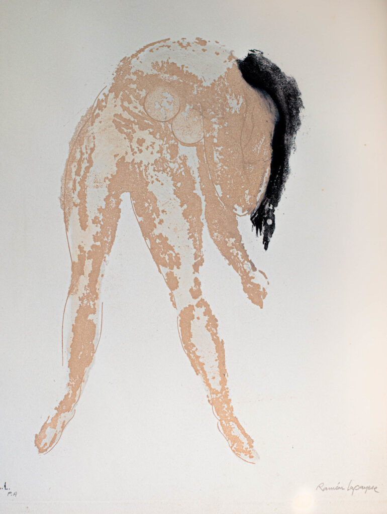 Lapayese- Obra gráfica-Lavado de cabeza, aguafuerte Lapayese- Obra gráfica-Lavado de cabeza, aguafuerte