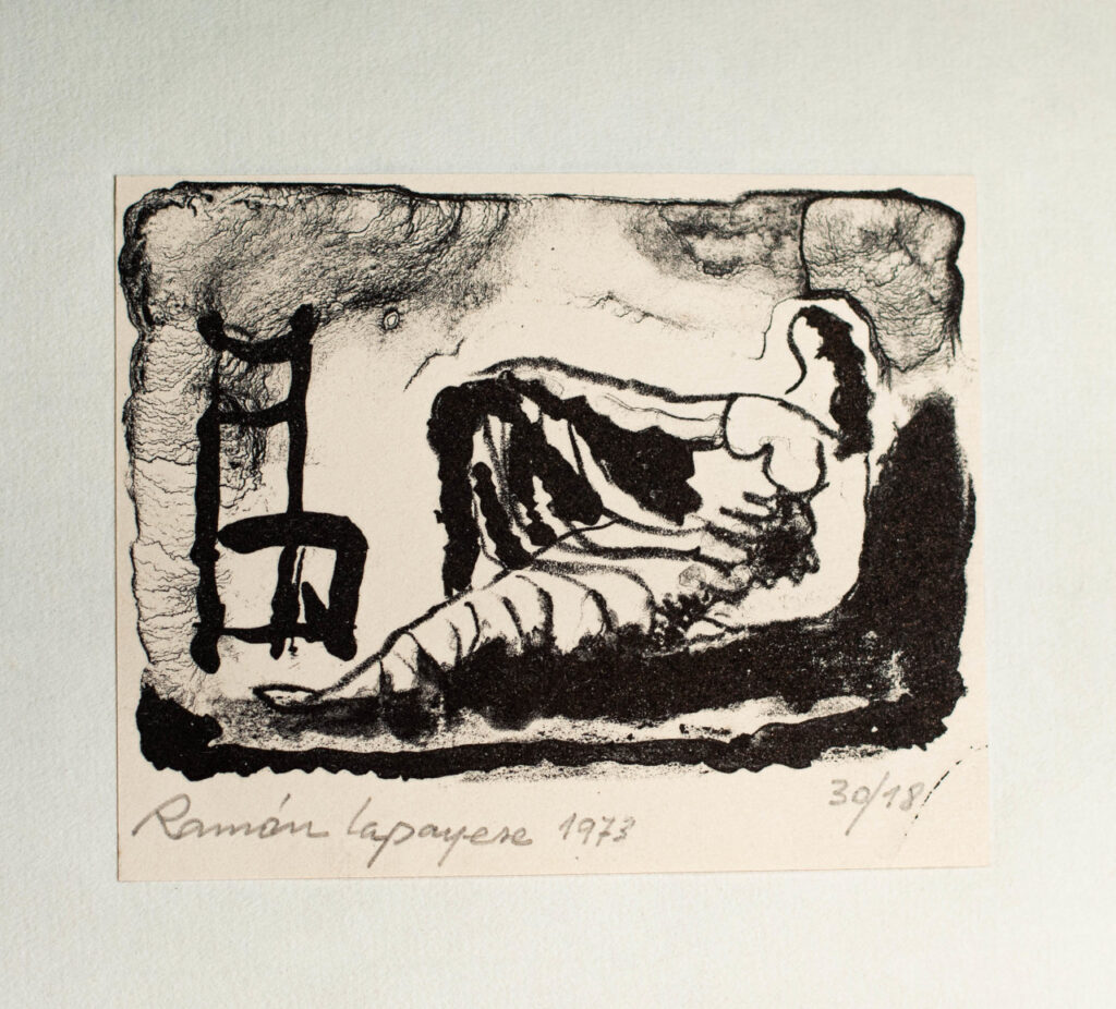 Lapayese- Obra gráfica-Matrona, litografía 1 Lapayese- Obra gráfica-Matrona, litografía 1