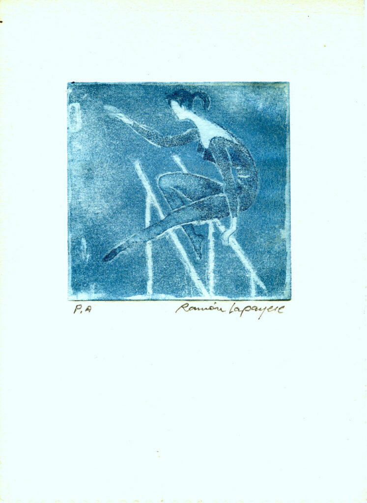 Lapayese- Obra gráfica-Paralelas, aguafuerte 1 Lapayese- Obra gráfica-Paralelas, aguafuerte 1