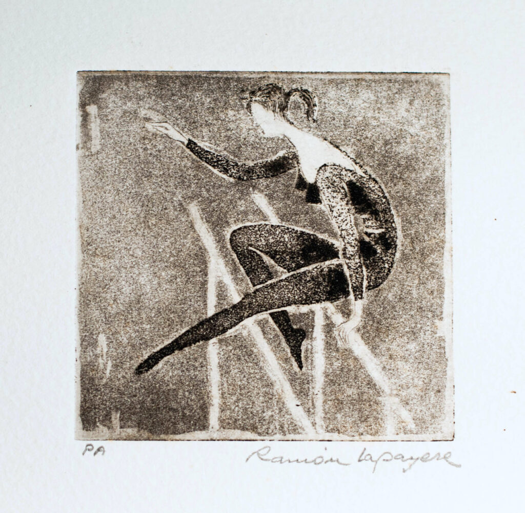 Lapayese- Obra gráfica-Paralelas, aguafuerte 2 Lapayese- Obra gráfica-Paralelas, aguafuerte 2