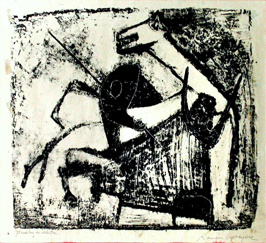 Lapayese- Obra gráfica-Picador II, litografía Lapayese- Obra gráfica-Picador II, litografía