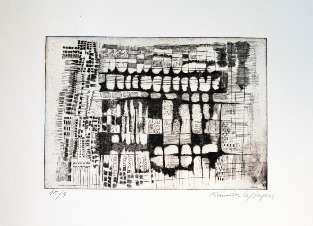 Lapayese- Obra gráfica-Plano de ciudad, litografía Lapayese- Obra gráfica-Plano de ciudad, litografía