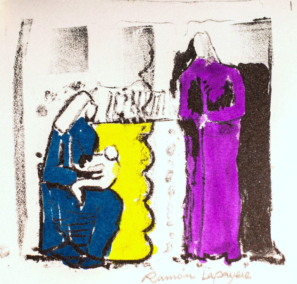 Lapayese- Obra gráfica-Sagrada Familia, litografía Lapayese- Obra gráfica-Sagrada Familia, litografía