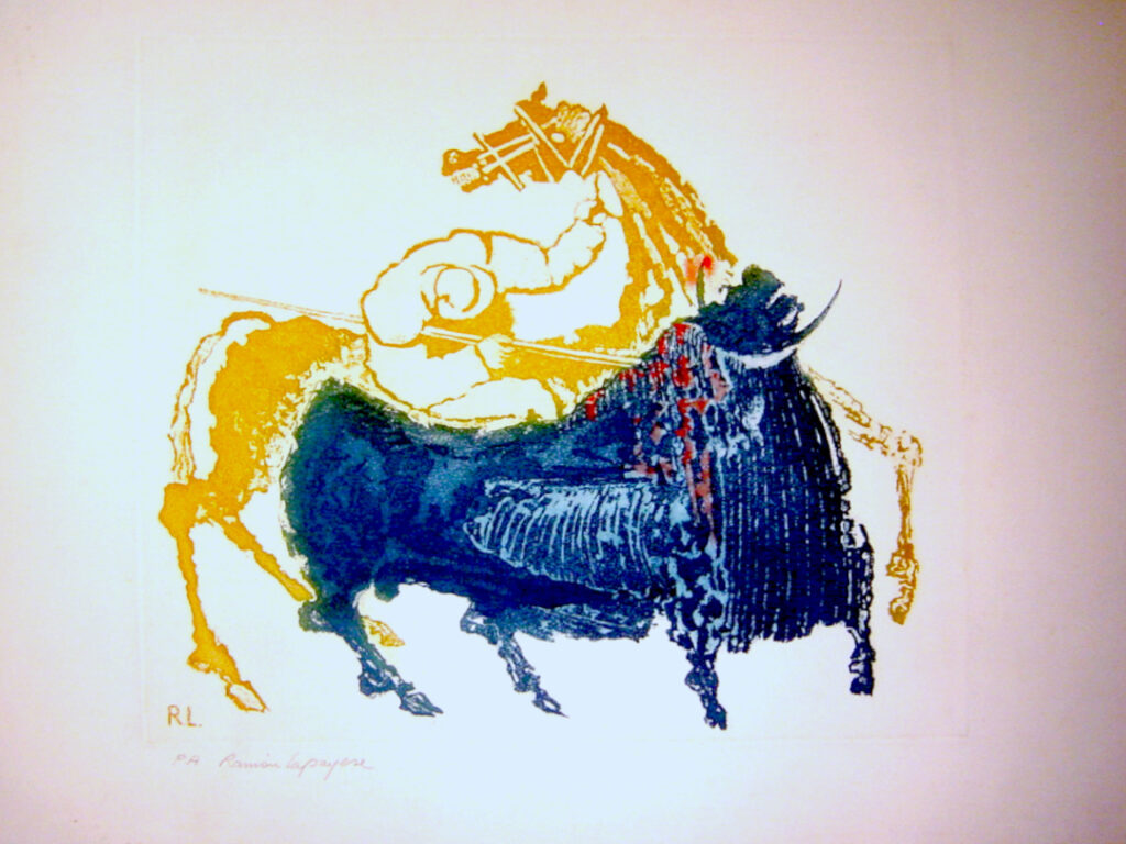 Lapayese- Obra gráfica-Suerte de varas, aguafuerte 2 Lapayese- Obra gráfica-Suerte de varas, aguafuerte 2