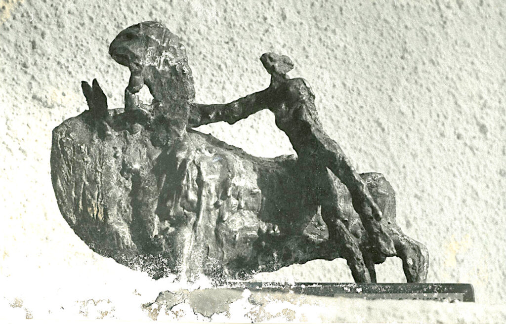 Lapayese - escultura - tauromaquia - toro - torero - bronce - 1970 Lapayese - escultura - tauromaquia - toro - torero - bronce - 1970